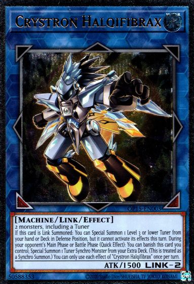 Crystron Halqifibrax [OP15-EN003] Ultimate Rare | GnG Games