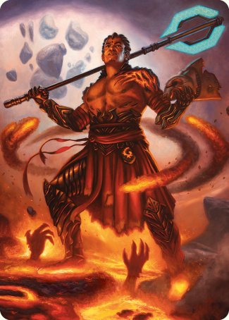 Koth, Fire of Resistance Art Card [Phyrexia: All Will Be One Art Series] | GnG Games
