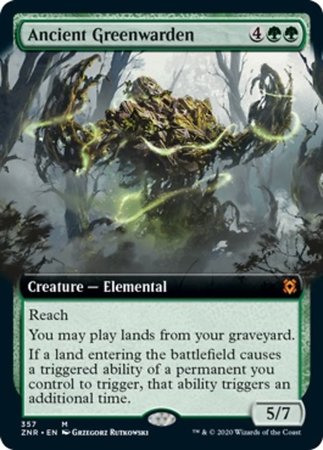 Ancient Greenwarden (Extended Art) [Zendikar Rising] | GnG Games