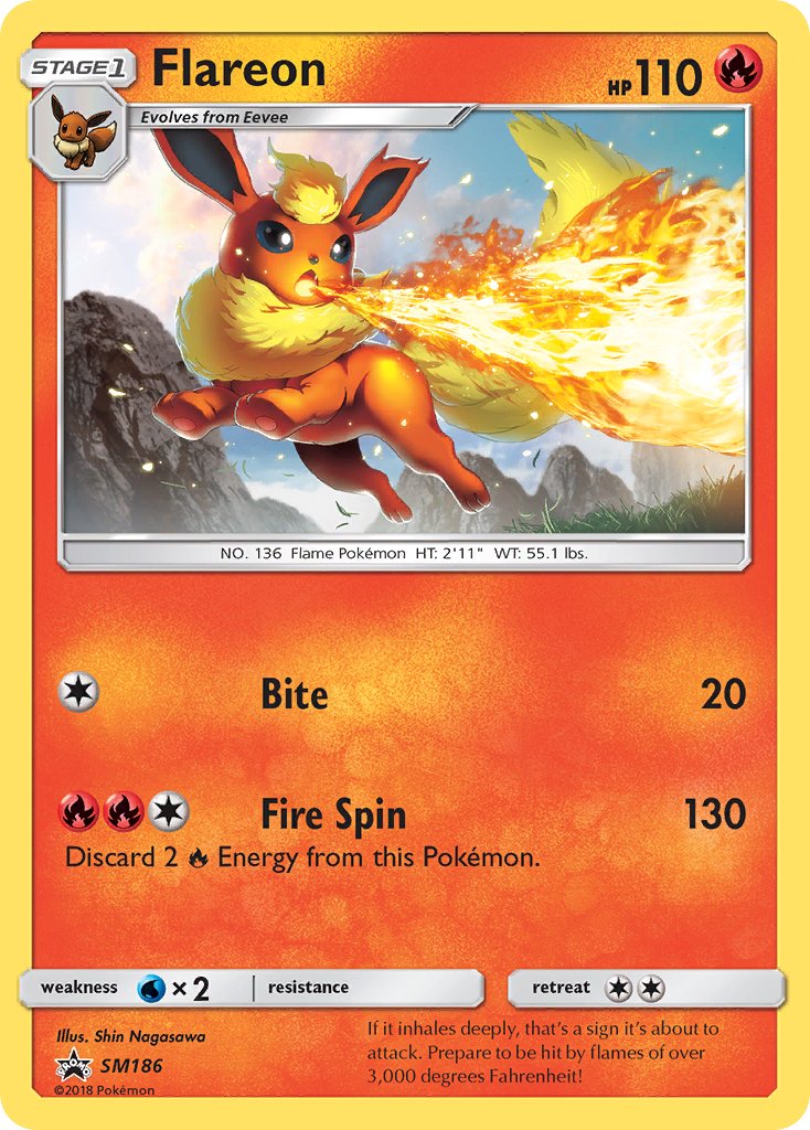 Flareon (SM186) [Sun & Moon: Black Star Promos] | GnG Games