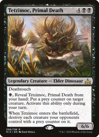 Tetzimoc, Primal Death [Rivals of Ixalan] | GnG Games