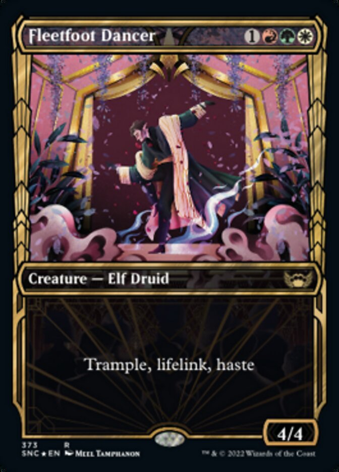 Fleetfoot Dancer (Showcase Golden Age Gilded Foil) [Streets of New Capenna] | GnG Games