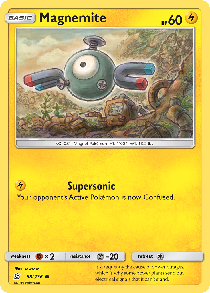 Magnemite (58/236) [Sun & Moon: Unified Minds] | GnG Games