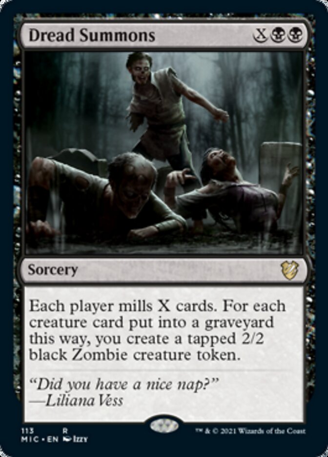 Dread Summons [Innistrad: Midnight Hunt Commander] | GnG Games
