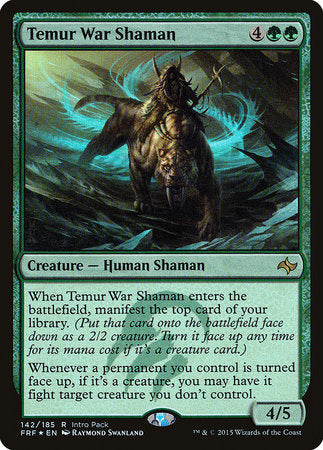 Temur War Shaman [Fate Reforged Promos] | GnG Games