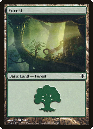 Forest (246a) [Zendikar] | GnG Games