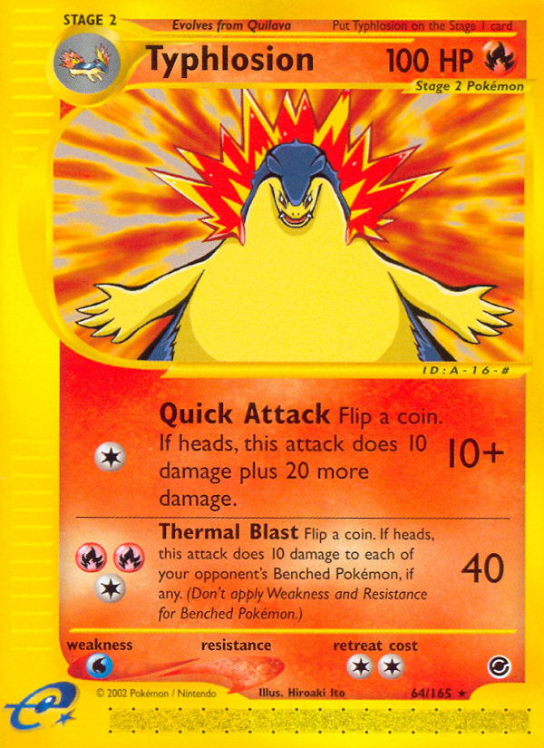 Typhlosion (64/165) [Expedition: Base Set] | GnG Games