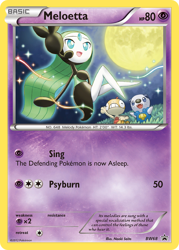 Meloetta (BW68) [Black & White: Black Star Promos] | GnG Games