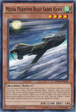 Mecha Phantom Beast Sabre Hawk [MP14-EN149] Common | GnG Games