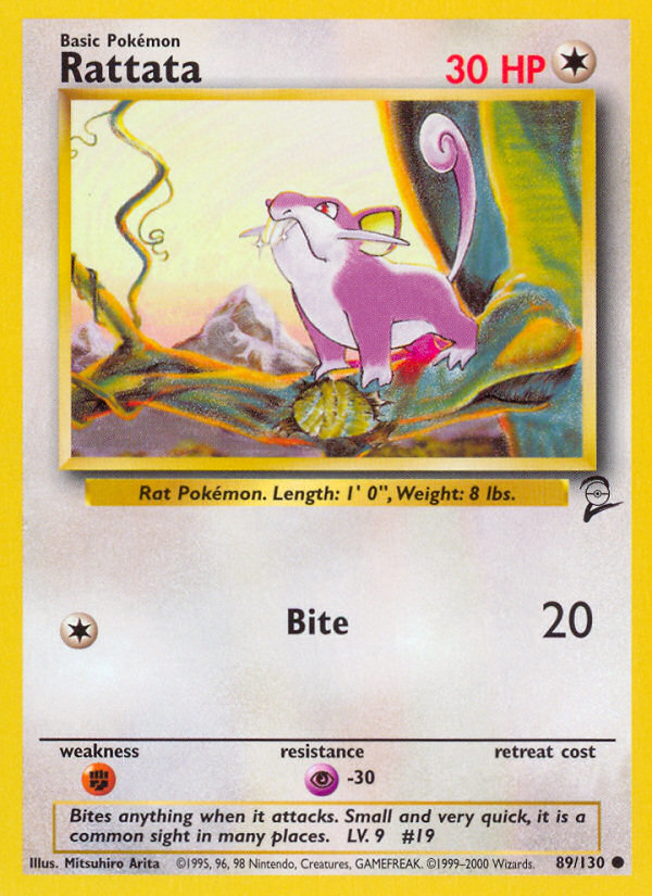 Rattata (89/130) [Base Set 2] | GnG Games