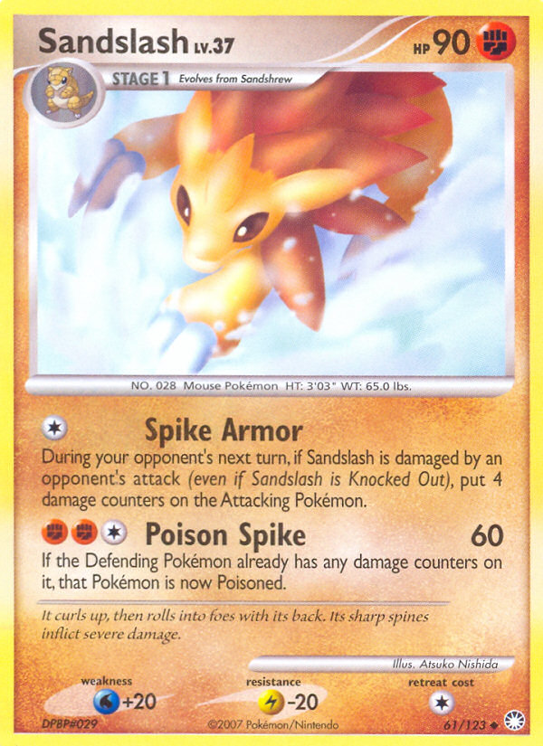 Sandslash (61/123) [Diamond & Pearl: Mysterious Treasures] | GnG Games