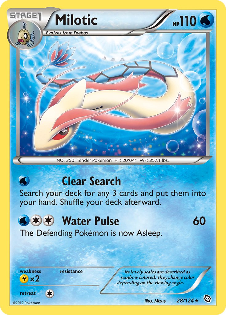 Milotic (28/124) (Theme Deck Exclusive) [Black & White: Dragons Exalted] | GnG Games