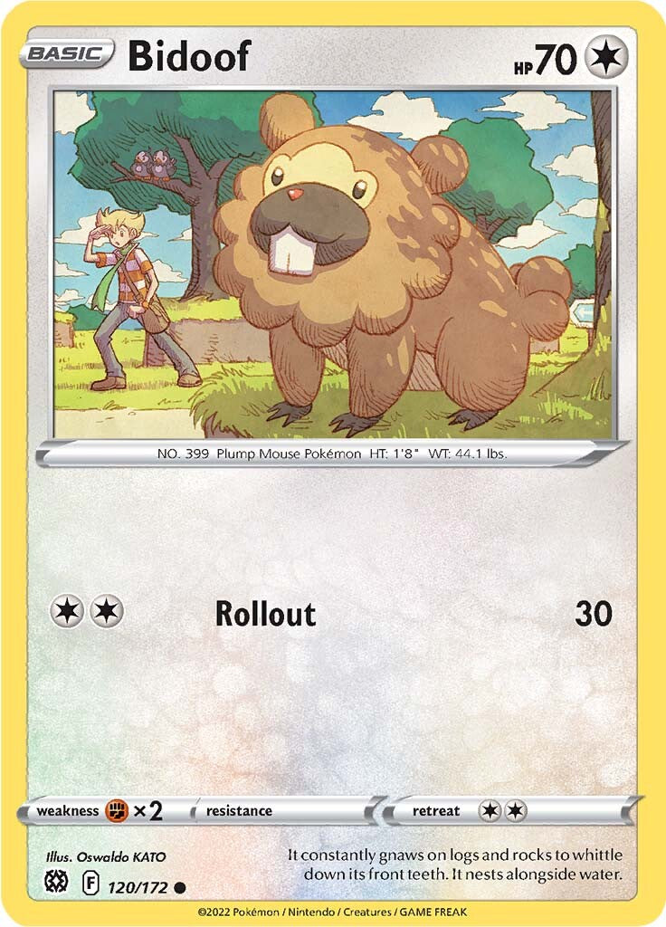 Bidoof (120/172) [Sword & Shield: Brilliant Stars] | GnG Games