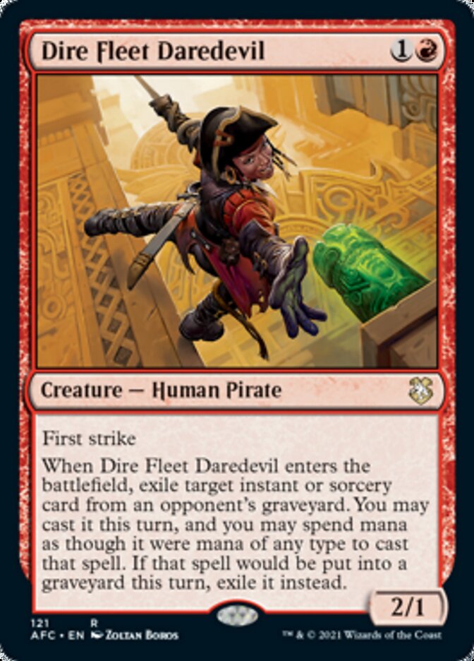 Dire Fleet Daredevil [Dungeons & Dragons: Adventures in the Forgotten Realms Commander] | GnG Games