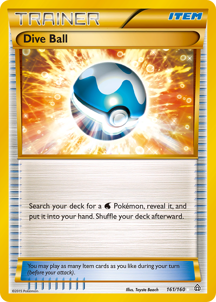 Dive Ball (161/160) [XY: Primal Clash] | GnG Games