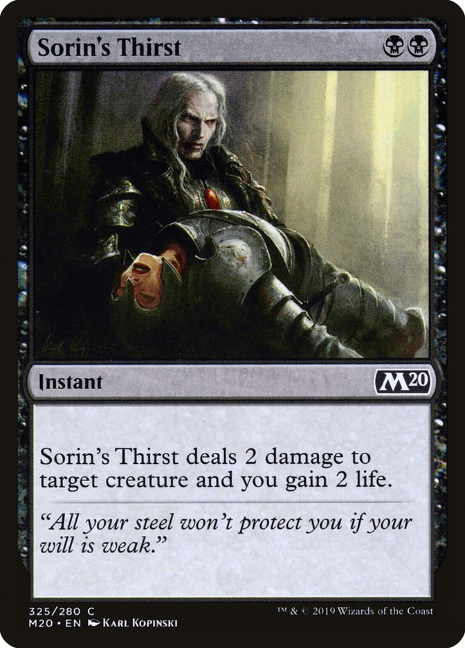 Sorin's Thirst [Core Set 2020] | GnG Games