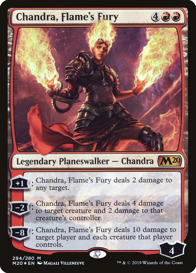 Chandra, Flame's Fury [Core Set 2020] | GnG Games