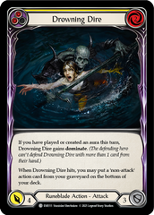 Drowning Dire (Yellow) [EVR111] (Everfest)  1st Edition Rainbow Foil | GnG Games