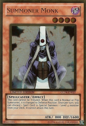 Summoner Monk [GLD4-EN027] Gold Rare | GnG Games