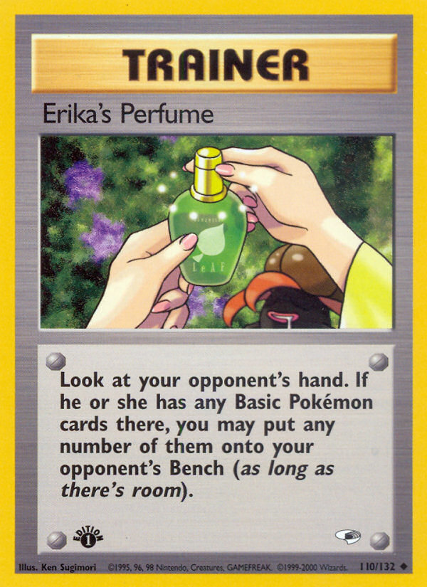 Erika's Perfume (110/132) [Gym Heroes 1st Edition] | GnG Games