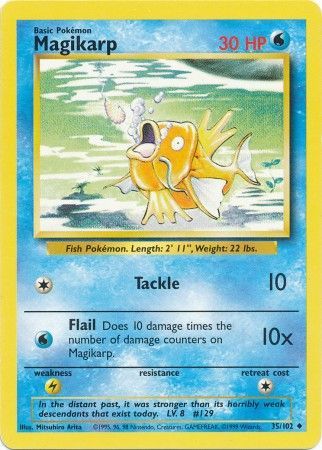 Magikarp (35/102) [Base Set Unlimited] | GnG Games