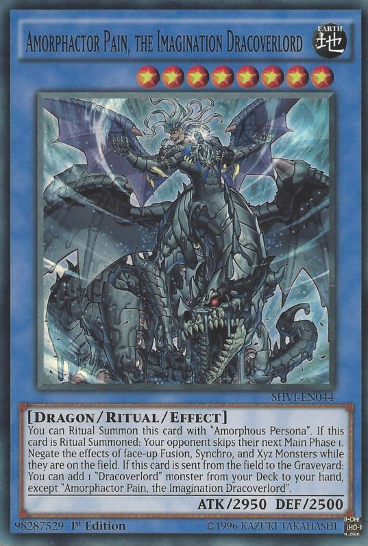 Amorphactor Pain, the Imagination Dracoverlord [SHVI-EN044] Super Rare | GnG Games