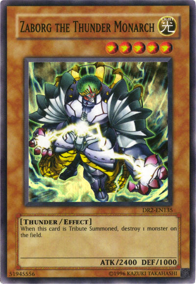 Zaborg the Thunder Monarch [DR2-EN135] Super Rare | GnG Games