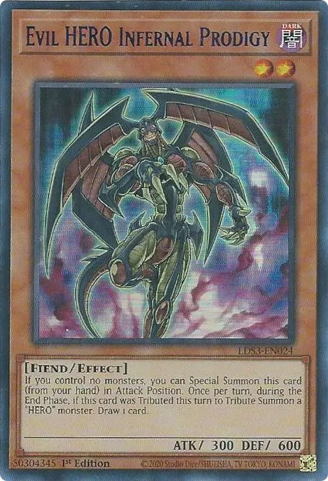 Evil HERO Infernal Prodigy (Blue) [LDS3-EN024] Ultra Rare | GnG Games