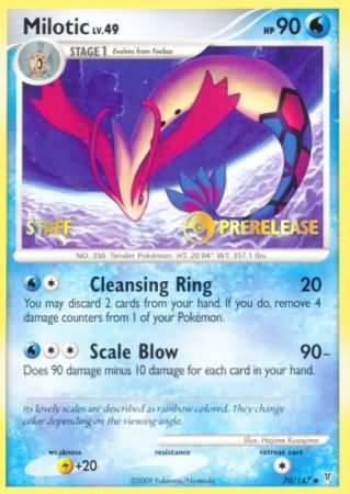 Milotic (70/147) (Staff Prerelease Promo) [Nintendo: Black Star Promos] | GnG Games