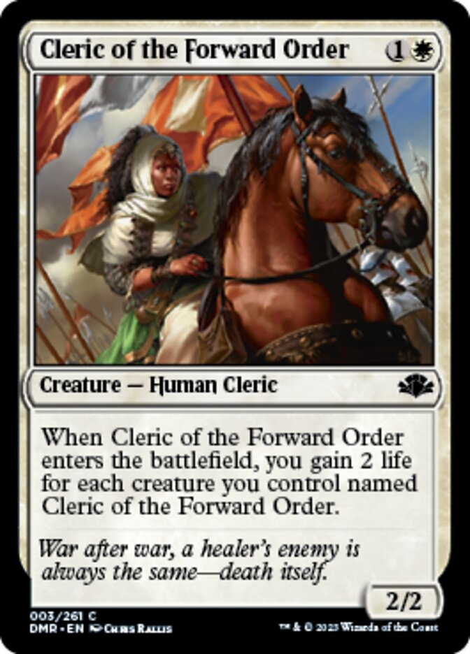 Cleric of the Forward Order [Dominaria Remastered] | GnG Games