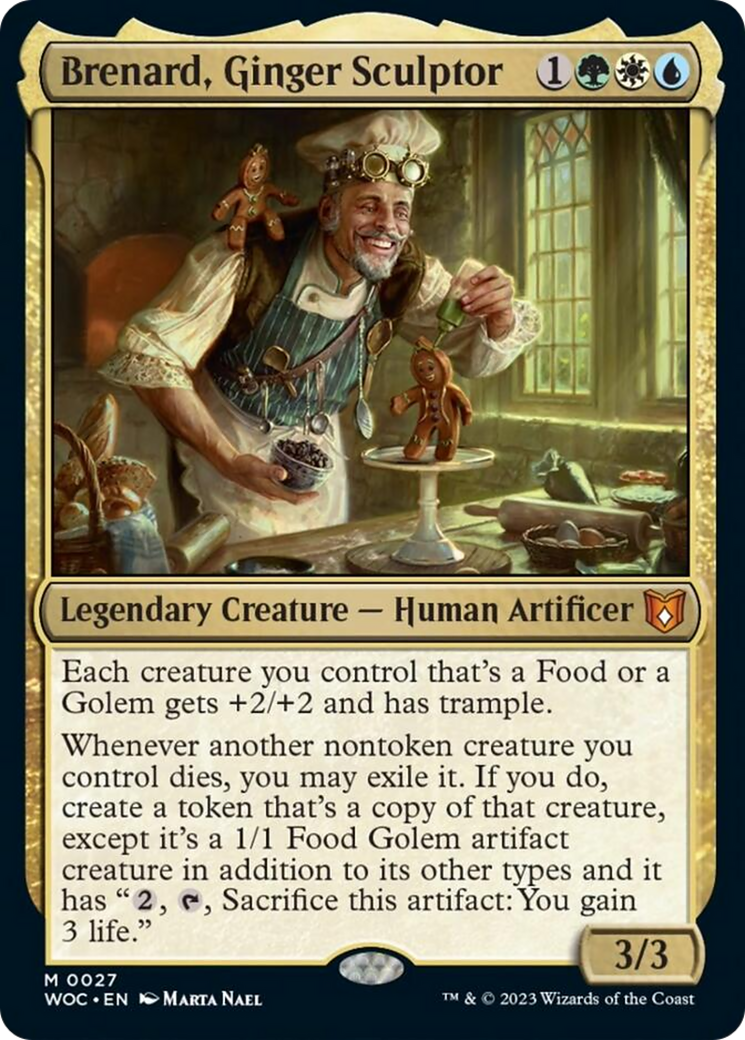 Brenard, Ginger Sculptor [Wilds of Eldraine Commander] | GnG Games