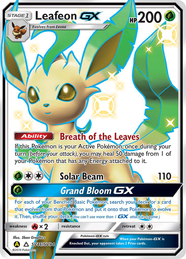 Leafeon GX (SV46/SV94) [Sun & Moon: Hidden Fates - Shiny Vault] | GnG Games