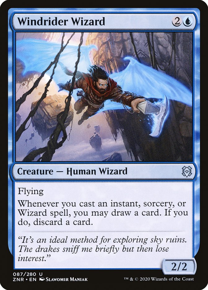 Windrider Wizard [Zendikar Rising] | GnG Games