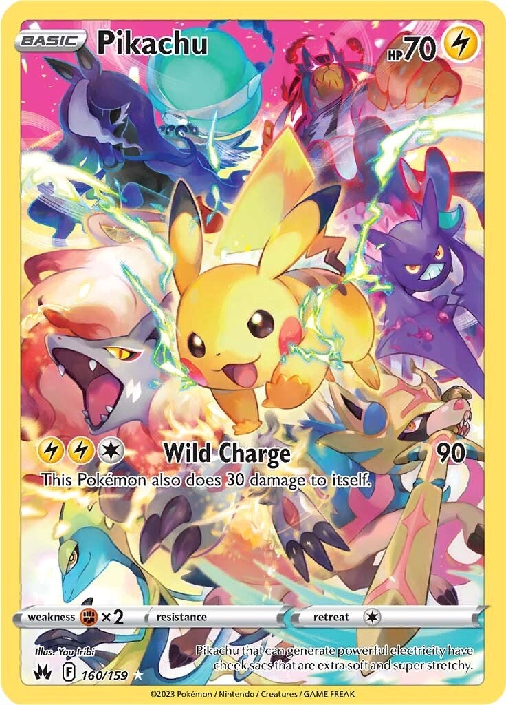 Pikachu (160/159) (Secret) [Sword & Shield: Crown Zenith] | GnG Games