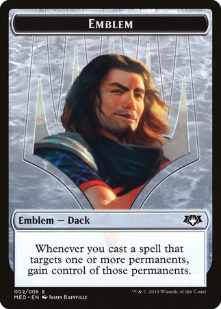 Emblem - Dack Fayden [Mythic Edition Tokens] | GnG Games