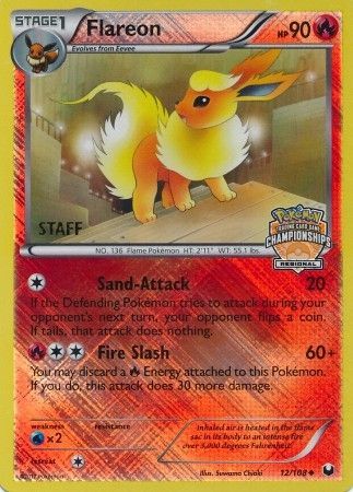 Flareon (12/108) (Regional Championship 2013 Promo Staff) [Black & White: Dark Explorers] | GnG Games