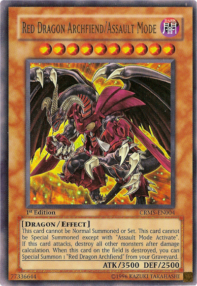 Red Dragon Archfiend/Assault Mode [CRMS-EN004] Ultra Rare | GnG Games