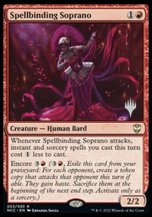 Spellbinding Soprano (Promo Pack) [Streets of New Capenna Commander Promos] | GnG Games