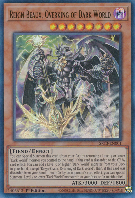Reign-Beaux, Overking of Dark World [SR13-EN001] Ultra Rare | GnG Games