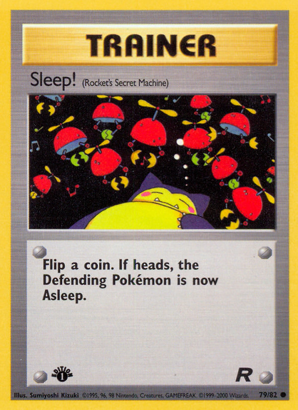 Sleep! (79/82) [Team Rocket 1st Edition] | GnG Games