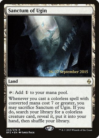 Sanctum of Ugin [Battle for Zendikar Promos] | GnG Games