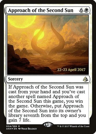 Approach of the Second Sun [Amonkhet Promos] | GnG Games
