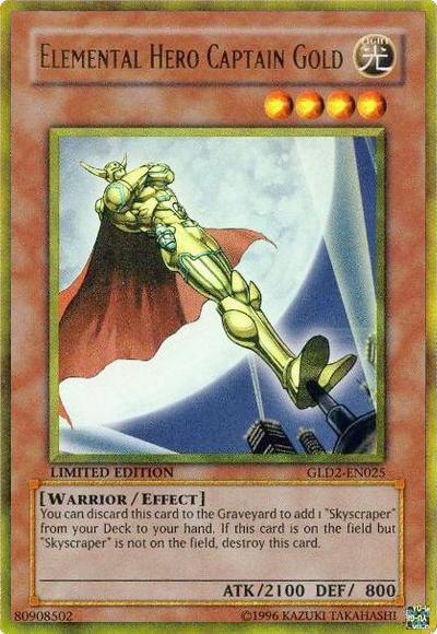 Elemental Hero Captain Gold [GLD2-EN025] Ultra Rare | GnG Games
