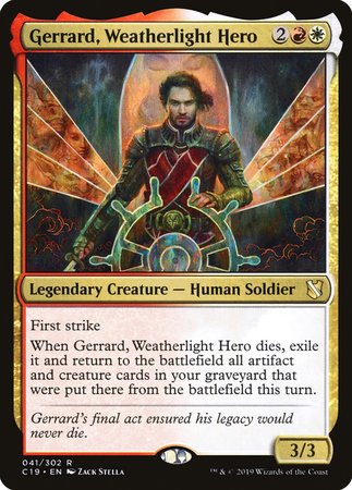 Gerrard, Weatherlight Hero [Commander 2019] | GnG Games