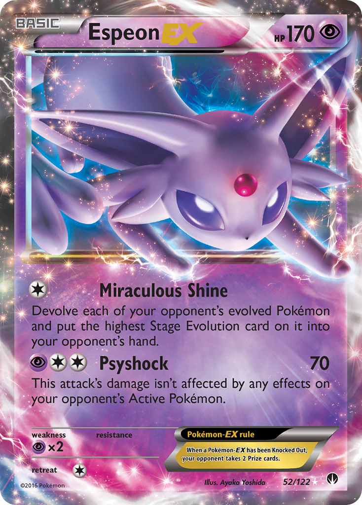 Espeon EX (52/122) [XY: BREAKpoint] | GnG Games