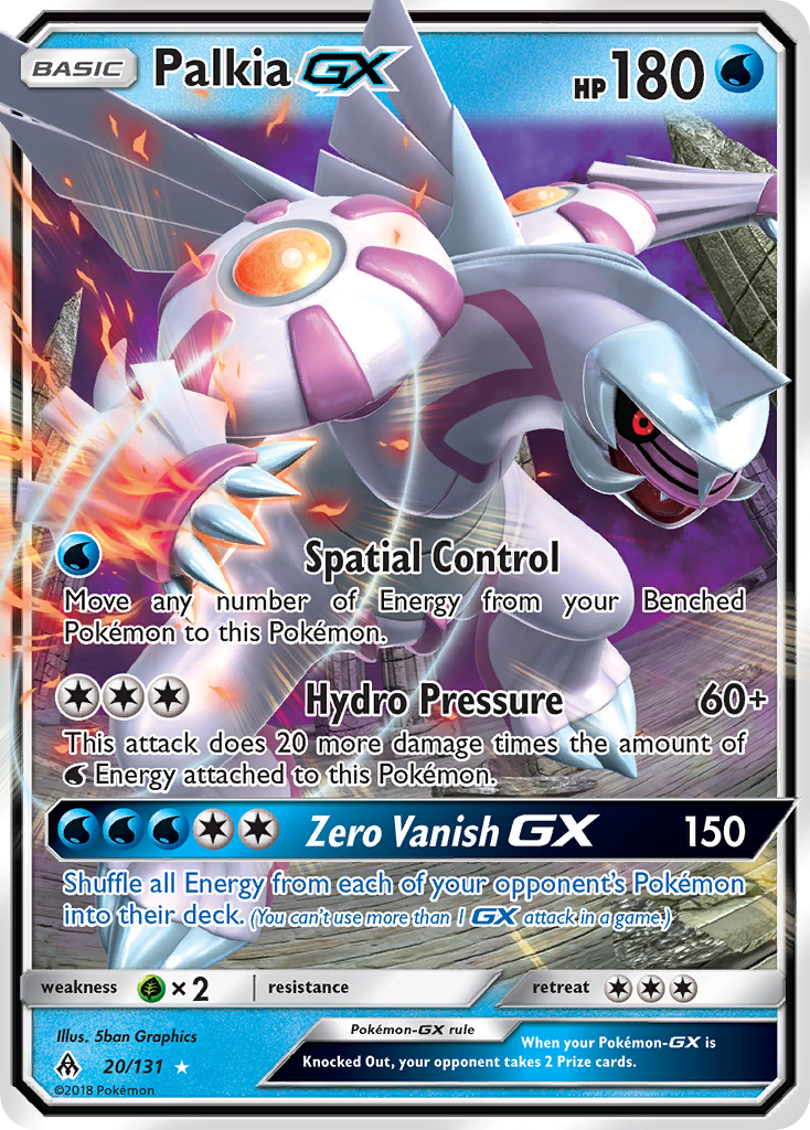 Palkia GX (20/131) [Sun & Moon: Forbidden Light] | GnG Games