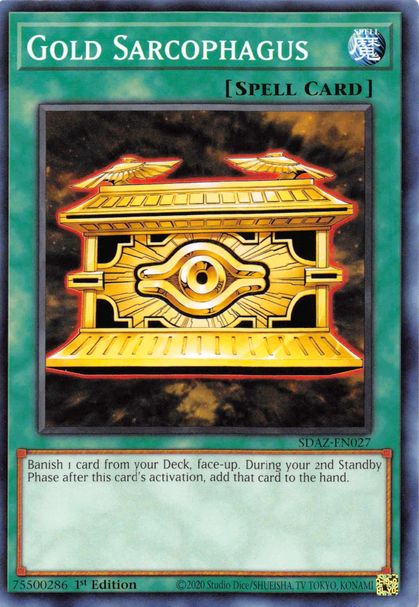 Gold Sarcophagus [SDAZ-EN027] Common | GnG Games