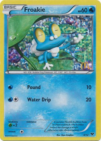 Froakie (4/12) [McDonald's Promos: 2014 Collection] | GnG Games