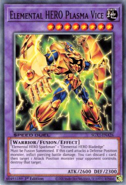 Elemental HERO Plasma Vice [SGX1-ENA26] Common | GnG Games