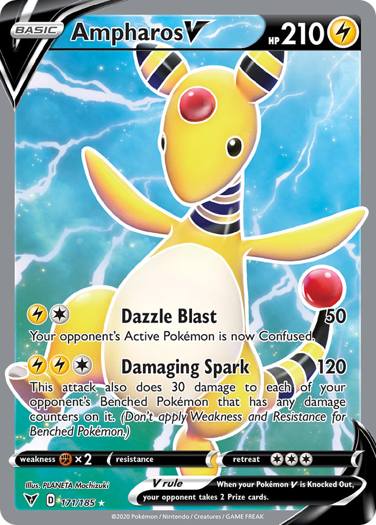 Ampharos V (171/185) [Sword & Shield: Vivid Voltage] | GnG Games